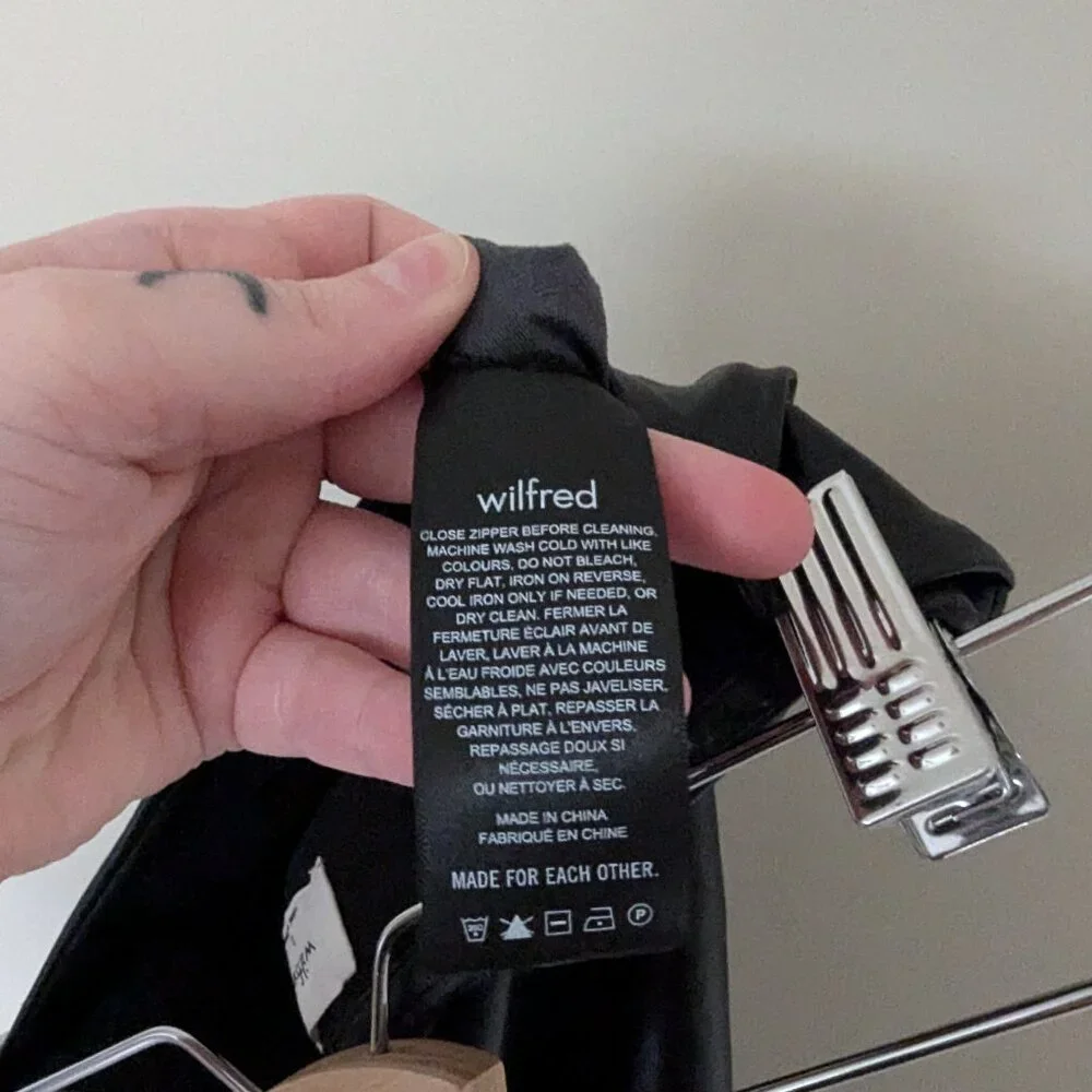 Aritzia Wilfred Elaine Vegan Leather Pants Black Size 0 - Picture 7 of 10